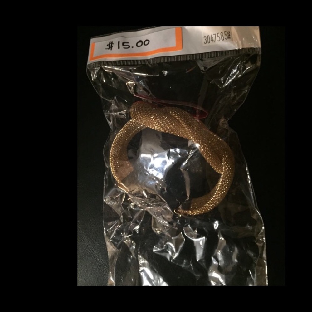 Gold Mesh Cuff